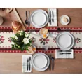 thumbnail image 3 of Mixed Color Watercolor Table Flag Tree Wheel Table Runner Dinosaur Hotel Holiday Party Family Kitchen Table Aesthetically r, 3 of 6