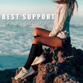 thumbnail image 3 of 4 Pairs Copper Compression Socks for Women & Men Circulation 15-20 mmhg - Better Blood Flow, Swelling, Best Support for Medical, Running, Nursing, 3 of 6