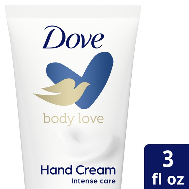 Dove Body Love Moisturizing Hand Cream for Rough or Dry Skin Intense