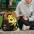 thumbnail image 6 of Bendy And The Ink Machine Backpack, Large Capacity Backpack, 17 Inch Laptop Backpack for College Work Travel, 6 of 9