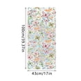 thumbnail image 1 of Pegatinas de vidrio para ventanas de plantas coloridas de doble cara | Adhesivo estático de PVC extraíble | Película de privacidad que bloquea los rayos UV | Aislamiento térmico | Calcomanía, 1 of 8