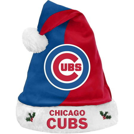 Forever Collectibles MLB Basic Santa Hat, Chicago Cubs