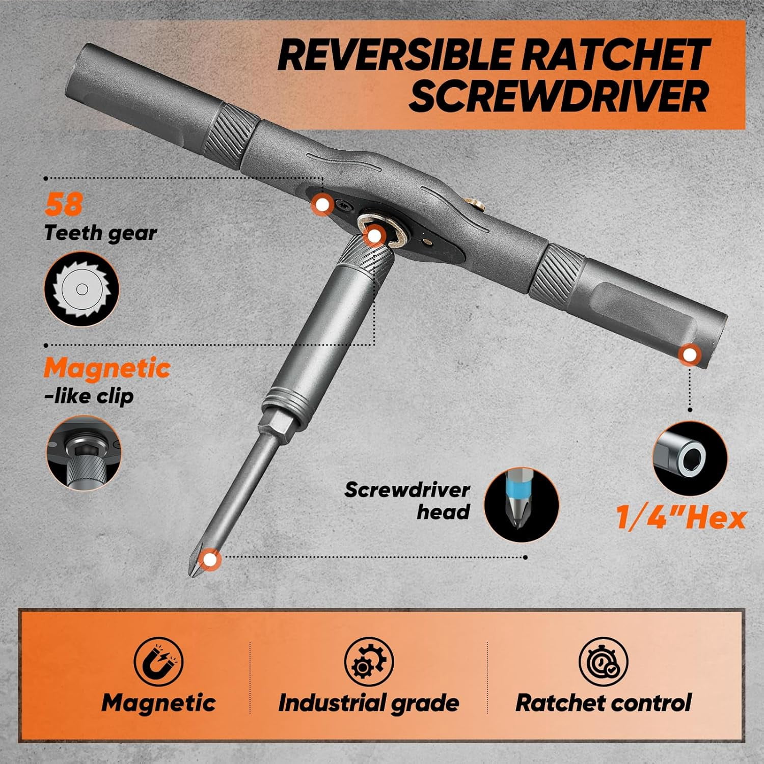 42 in 1 Magnetic Screwdriver Set, with T Handle, DIY Multi Bit Magnetic Drive Set, Versatile Repair Tool for Home Appliances Bicycle Motorcycle