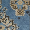 thumbnail image 3 of French Connection Stonewash Printed Cotton Accent Rug, Navy, 4x6, 3 of 6