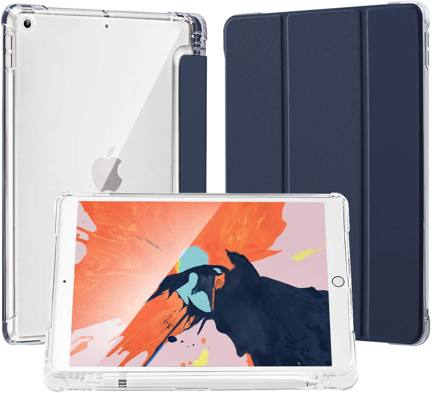 ipad 8 case with pencil holder