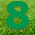 thumbnail image 1 of Advanced Graphics 3315 20 x 15 Po Numéro 8 Yard Signe&44; Vert, 1 of 1