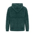 thumbnail image 5 of Wyobmus Hooded Sweatshirt for Men Casual Reversible Fleece Pullover Solid Color Long Sleeve Hoodie Sweatshirt Olive Green, 5 of 7