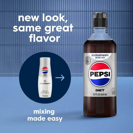 NEW SODASTREAM DIET PEPSI DRINK MIX, 14.9OZ