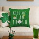 thumbnail image 1 of St. Patrick's Day Pillow Cover Sham Decorative Cushion Case Irish Clover Shamrock Home Decor Throw Pillowcase for Sofa Chair Bedroom Living Room Party Festival Holiday Celebration Accessories, 1 of 7
