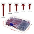 thumbnail image 2 of HONMEET 1Set Red Motorcycle Fasteners Kit with Bolts Nuts Washers for Fairing and Windscreen, 2 of 6