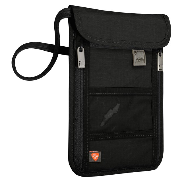 Bloqueo RFID de Neck Stash Lewis N. Clark Datablock