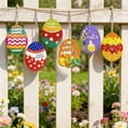 thumbnail image 6 of karymi 30pc Graffiti Eggs Imitation Eggs Wooden Model with 12 Watercolor Brushes Easter Eggs Unfinished Toys Toddler Toys Kids Diy Patterned White Kids Kit Room Decor, 6 of 6