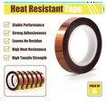thumbnail image 5 of 6 Rolls 10mm X33m Heat Tape High Temperature Transfer for Sublimation Vinyl, 5 of 7