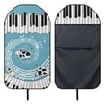 thumbnail image 5 of POLERO Car Seat Towel Cover, Compatible with Truck Seat Van, Terry Cloth Car Seat Cover for Trucks Cars, Cow Piano Music Pattern, 5 of 6