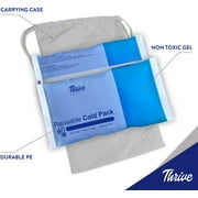 Thrive 2 Pack Reusable Cold Compress Ice Packs for Injury, Gel Ice Pack for Pain Relief & Rehabilitation