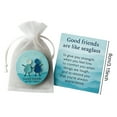 thumbnail image 4 of Shoreew Good Friends Are Like Seaglass Keepsake Gift Sea Glass Art Pocket Hug Token with Card Friendship Gifts for Female Friends, 4 of 6