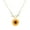 Gold, variant on pstuiky Women's Necklace, Women Yellow Gold Plated Sunflower Leaf Branch Pendant Long Necklace Cross Necklaces for Men Custom Necklaces for Women Flash Sale