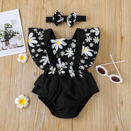 

Aayomet Baby Rompers Girl Long Sleeve Baby Bodysuit Baby Boy Girl Clothes short long Sleeve Romper Bodysuit baby boys one-piece rompers Jumpsuit Outfits Onesies Black 9-12 Months