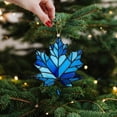 thumbnail image 6 of YIKA Maple Leaf Shaped Wall Decoration Wall Hanging Door Hanging Festive Decorations Christmas Decoration B, 6 of 6