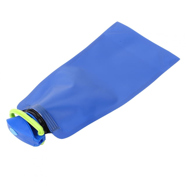 Botella de agua plegable ANGGREK de 650 ml para camping y senderismo color Azul profundo