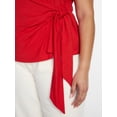 thumbnail image 4 of Terra & Sky Women’s Plus Side Tie Dolman Tee, Size 0X-5X, 4 of 5