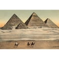 thumbnail image 3 of Wild Apple Portfolio 14x11 Black Modern Framed Museum Art Print Titled - Cairo Pyramids, 3 of 5
