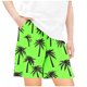 thumbnail image 1 of Odeerbi 5-14 Años Niños Niñas Pantalones Cortos de Estampado Tropical Hawaiano Pantalones de Baño En Seco Rápido Pantalones Cortos de Tabla de Playa, 1 of 5