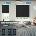thumbnail image 3 of Keego Motorized Shade Remote Control App Control Voice Control Silent Rechargeable Blackout Roller Blinds Auto Window Blinds Dark,27.5"w x 46"h, 3 of 8