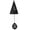 Style A, variant on Homellea Vintage Compass Wind Chime, 7.87 Inch Black Metal Nautical Hanging Bell Ornament with Triangle Bell and Compass Pendant for Patio, Porch, Yard, Garden, Home Wall and Coastal Decor