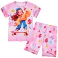 thumbnail image 1 of Ensemble pour Tout-Petit Garçon, Tenue d'Été, T-Shirt à Col Rond avec Dessin Animé et Ensemble de Shorts, Cadeaux Garçon 3T, 1 of 3