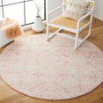 thumbnail image 2 of SAFAVIEH Metro Elmer Medallion Area Rug, Dark Pink/Ivory, 6' x 6' Round, 2 of 8