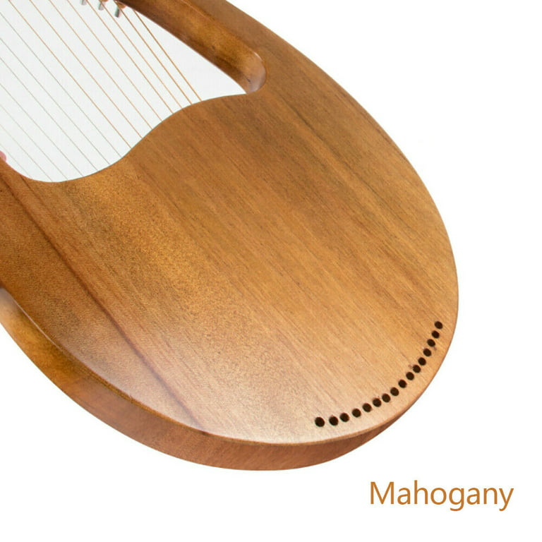 Lyre Harp 10 Metal String Mahogany 