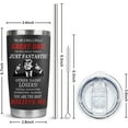 thumbnail image 4 of Gifts For Dad - Dad Joke Birthday Gifts for Dad - Fathers Day Gift From Daughter Son Wife Christmas Gifts For Dad Funny Gifts For Men- Stainless Steel Tumbler 20oz For Dad., 4 of 6
