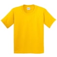 thumbnail image 1 of Gildan - Camiseta básica de manga corta Unisex con algodón grueso Niños Niñas - Verano/Calor (Amarillo Daisy), 1 of 2