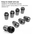 thumbnail image 4 of Yeacher 7PCS ER11 1-7mm Spring Collets Set with 5mm Motor Shaft Holder Extension Rod for Engraving Milling Drilling, 4 of 5