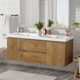 thumbnail image 3 of Meuble-lavabo de Rangement Moderne Mural, Bois, 3 of 22