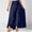 Navy, variant on Black*Friday Clearance under $5 GaThRRgYP Womens Pants under $5,Women's Casual Irregular Leaf Bow High Waist Long Culottes Skirt Red S