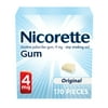 Nicorette Nicotine Gum, Stop Smoking Aids, 4 Mg, Original, 170 Count