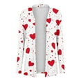 thumbnail image 4 of Neewe Cardigan Sweaters for Women Lightweight Heart Printed Open Front Cardigans Casual Loose 2026 Spring Outfits, 4 of 4
