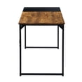 thumbnail image 6 of Homylin 39-inch Home Office Table Writing Desk, PC laptop Study Deask With Sturdy Metal Frame For Study Room, Brown & Black, 6 of 7
