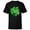 Black, variant on Marvel Hulk Outline Four-Leaf Clovers Green St Patrick’s Day - Short Sleeve T-Shirt for Kids - Customized-White