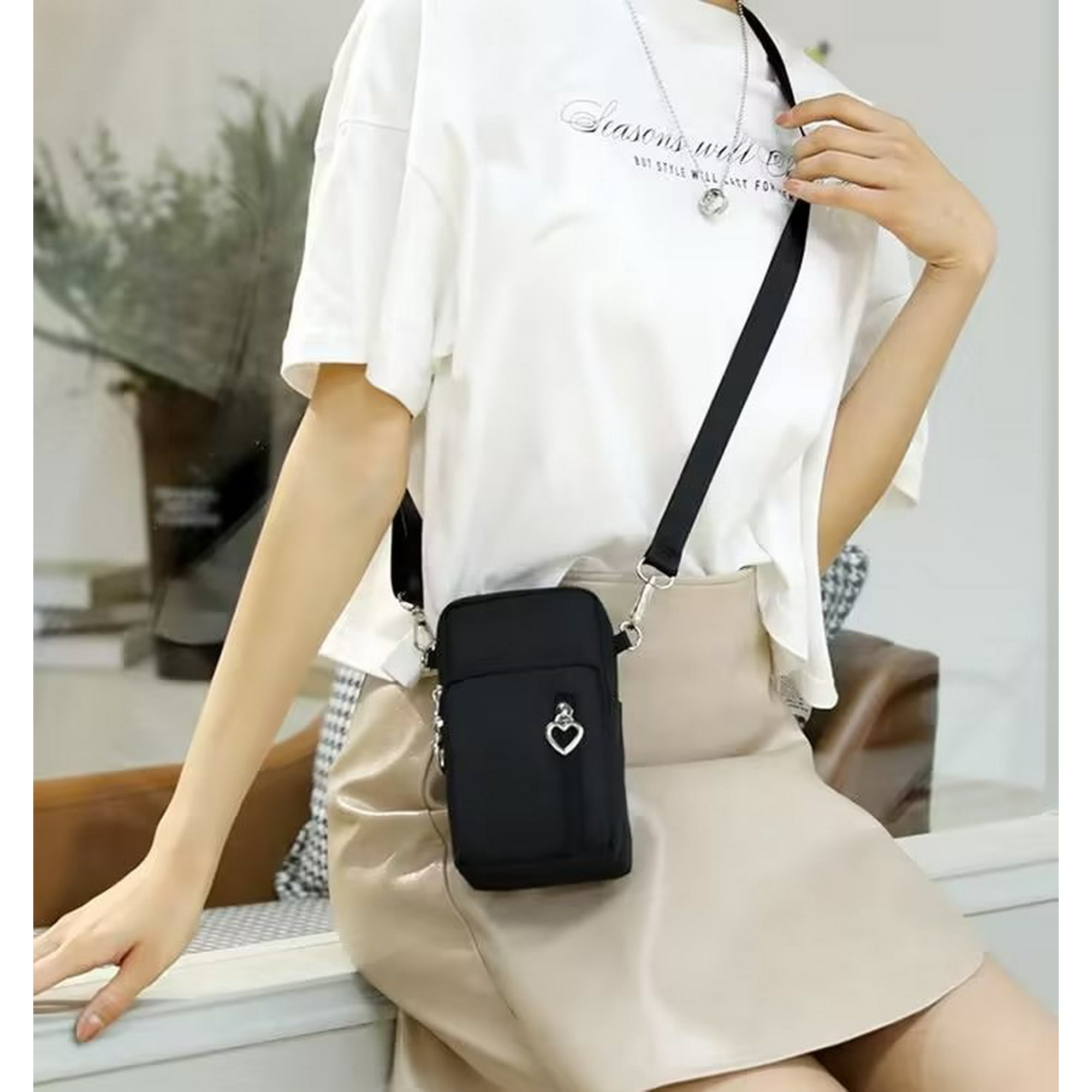 Small black crossbody purse sale