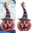 thumbnail image 2 of Pendentif de Porte d'Halloween en Acrylique à Motif Citrouille Rustique pour Fête, 2 of 10