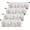 Flowers, variant on 4 Pack Valances Window Treatments, Spring Wildflower Flower Blackout Adjustable for Living Room Bathroom Bedroom Kitchen Over Sink, 52x18 Inch Rod Pocket Valances