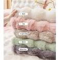 thumbnail image 5 of Thick Rabbit Plush Sofa Cushion, 2023 New Non-Slip Sofa Cover, Soft Faux Throw Couch Cushion Covers Furniture Protector Mat ( Pink, 45*45cm ), 5 of 7
