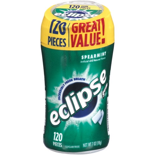 Eclipse Spearmint Sugarfree Gum, 120 pc, 7 oz by Generic