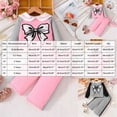 thumbnail image 7 of Pandaie Big Bow Embroidery Sweatsuit for Toddler Girls Raglan Doll Neck Sweet Clothes Outfit 3T 4T 5T 6T Kids School Pullover Tracksuit White,18-24 Months, 7 of 7