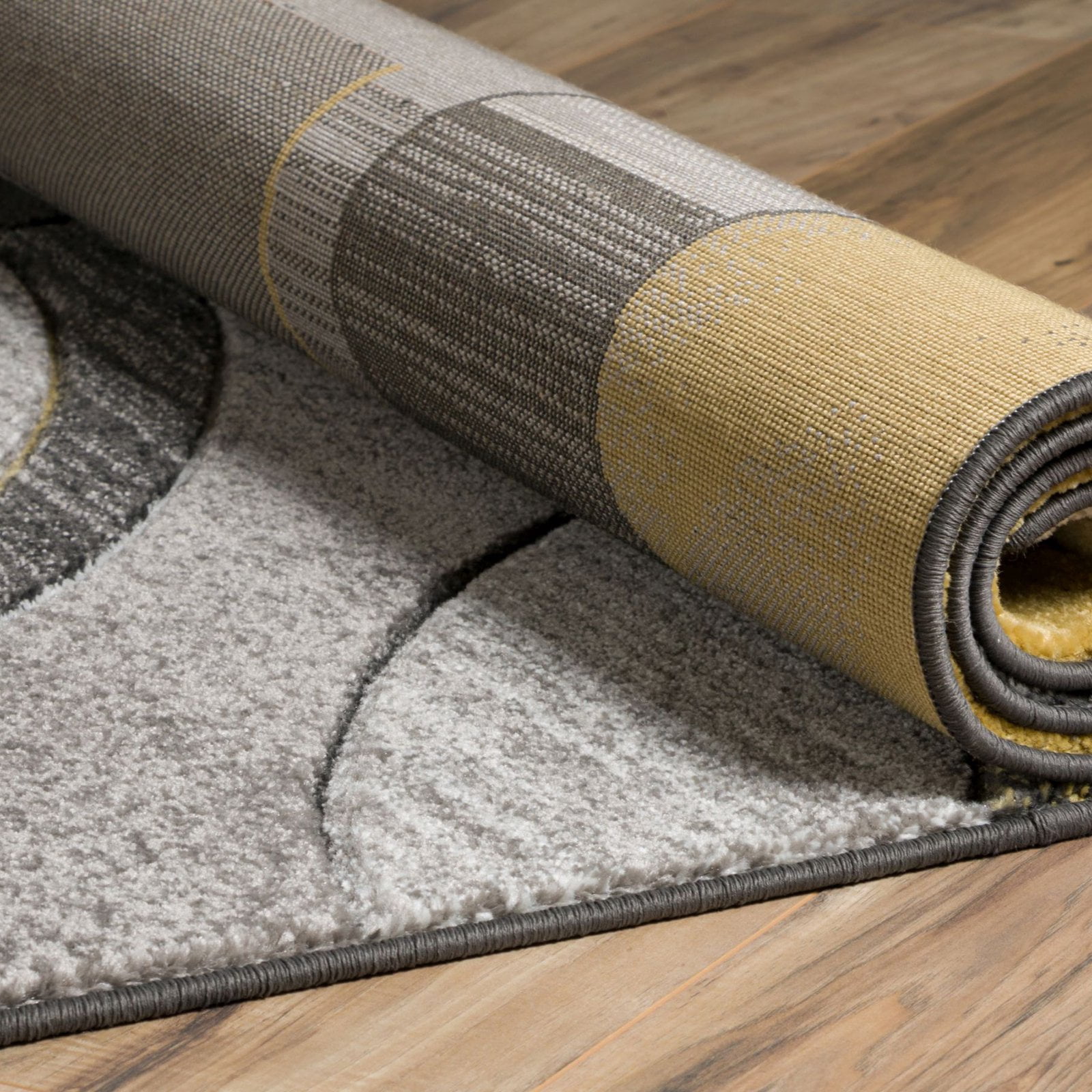 Well Woven Yolo Gold/Gray Area Rug