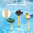 thumbnail image 4 of Pool Cartoon Animal Shape Water Thermometers with String for Outdoor Indoor Swimming Pools Spas Hot Tubs Fish Ponds, 4 of 7