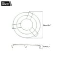 thumbnail image 2 of Uxcell 3pcs Round Cooking Rack 9.4" Dia Stainless Steel 1.2" Tall for Cooking, Silver, 2 of 6